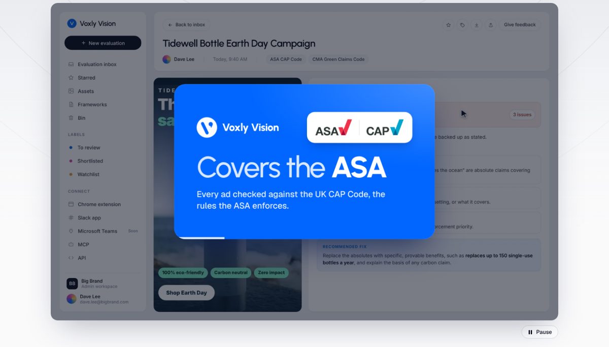 Voxly Vision compliance report
